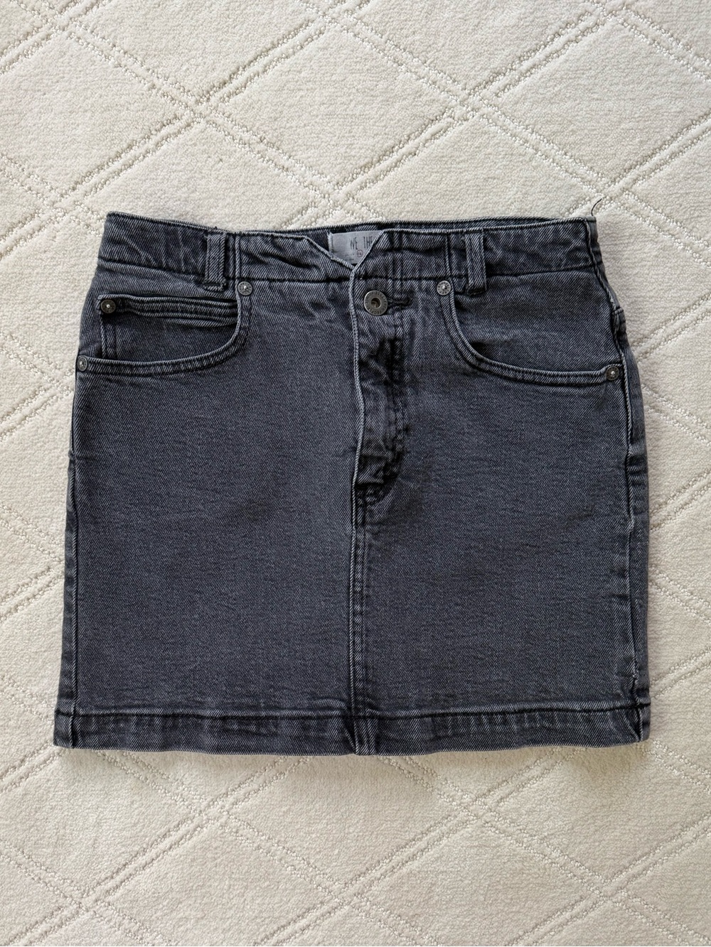 We The Free Washed Black Mini Skirt